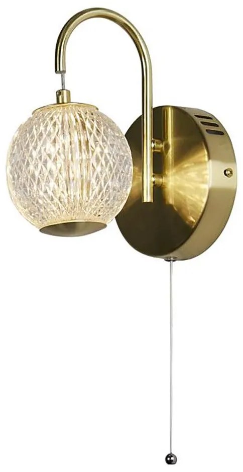 Searchlight 51481SB - LED nástenné svietidlo ALLURE LED/5W/230V