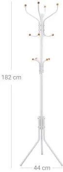 Věšák na oblečení Ugari bílý