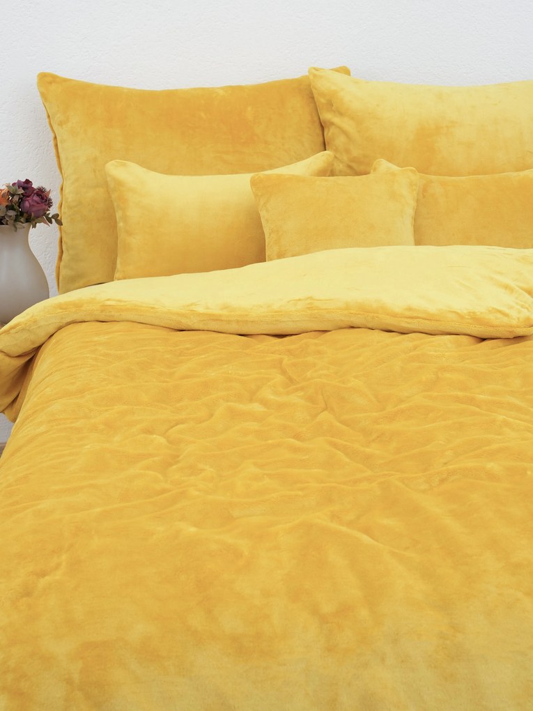 Obliečky mikroplyš Exclusive – Laura horčicová