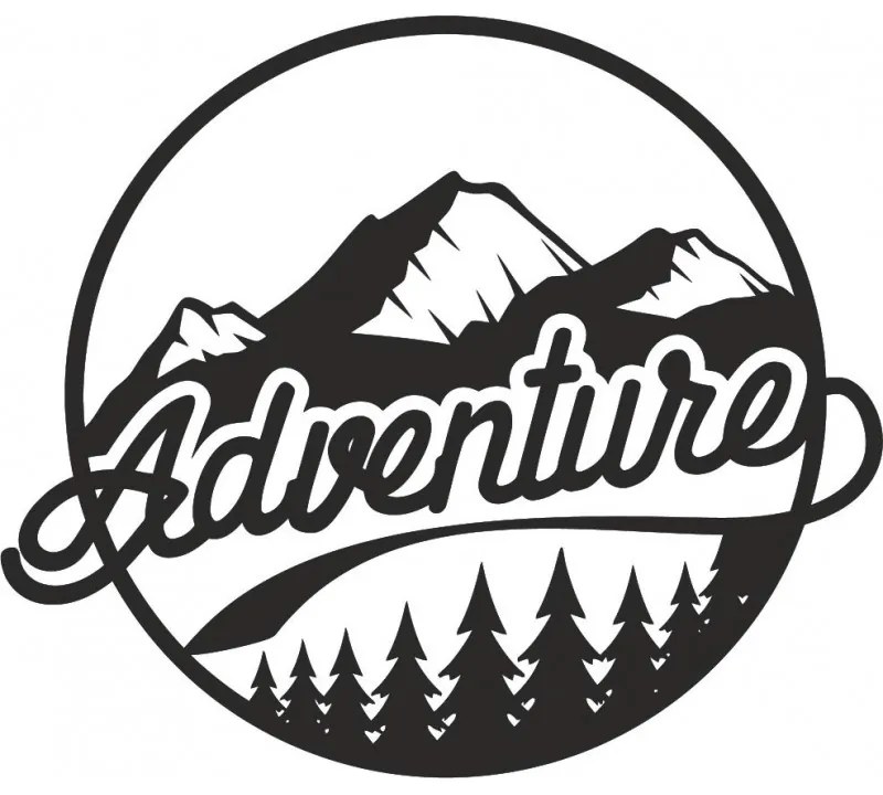 Drevený obraz na stenu s prírodným motívom adventure| SENTOP PR0421