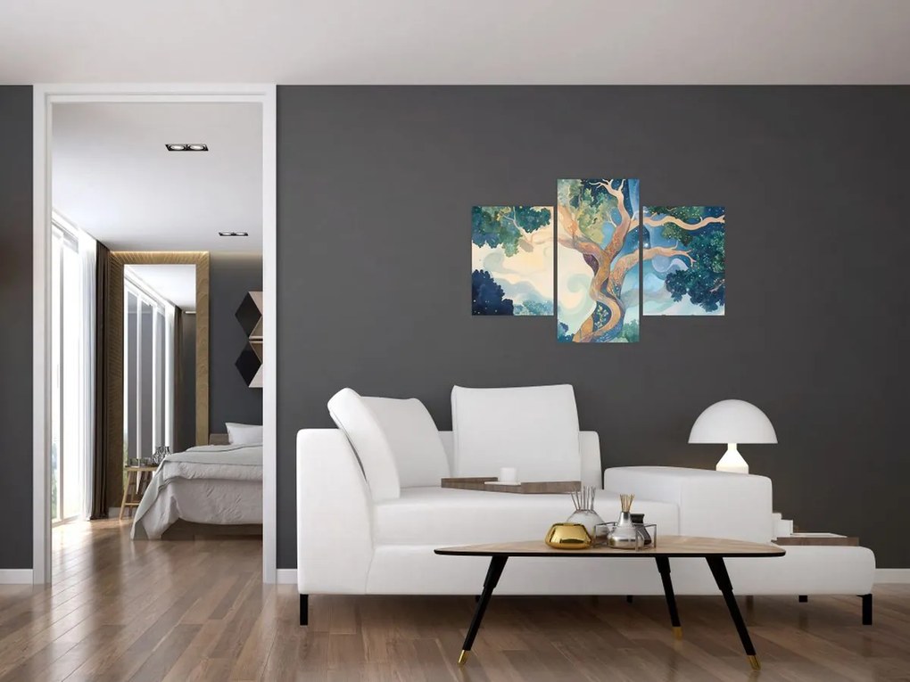 Obraz – Vesmírny strom (90x60 cm)