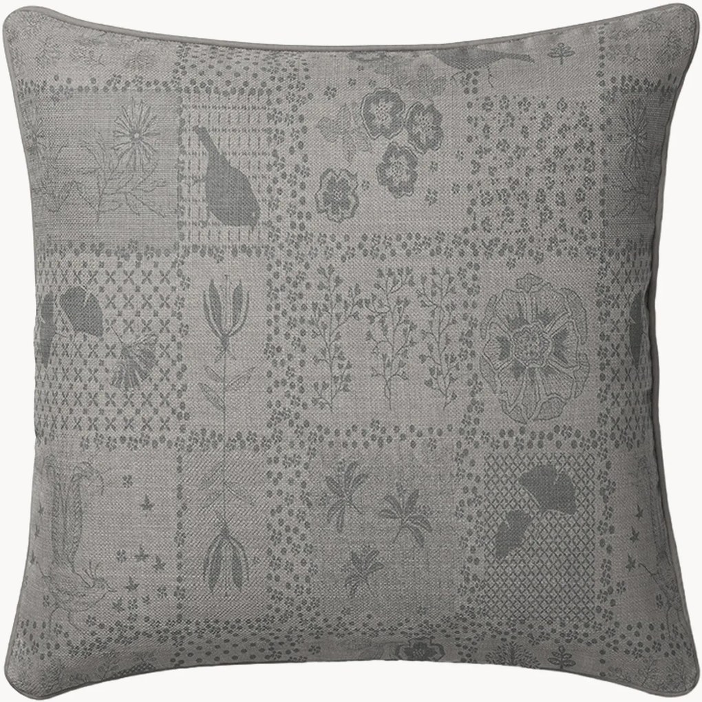 Žakárová obliečka na vankúš Secret Garden Grey