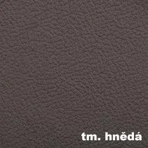 Kožená rohová sedacia súprava LUCIO, ľavá, tm. hnedá