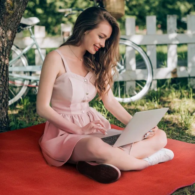 Pikniková deka HARMONY bordová