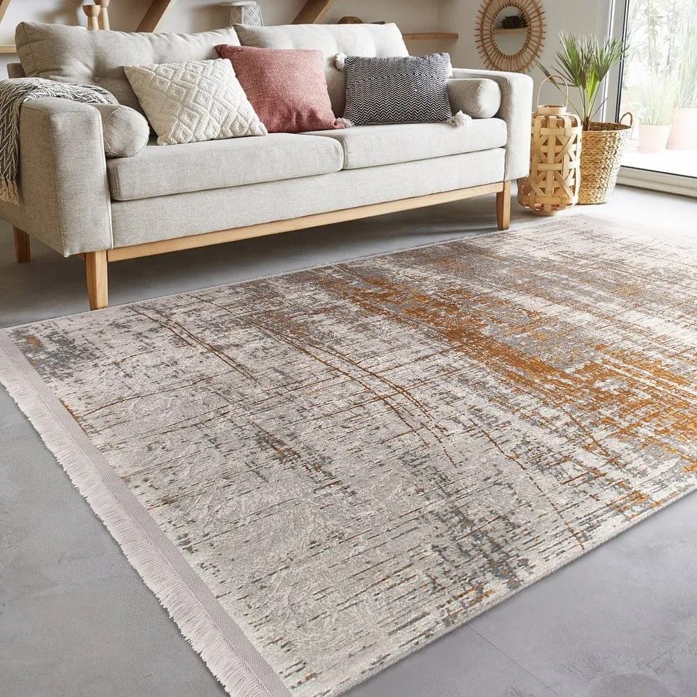 Béžový koberec behúň 80x200 cm - Mila Home