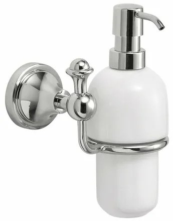 GEDY NV8013 Nevis dávkovač mydla, keramika, chróm