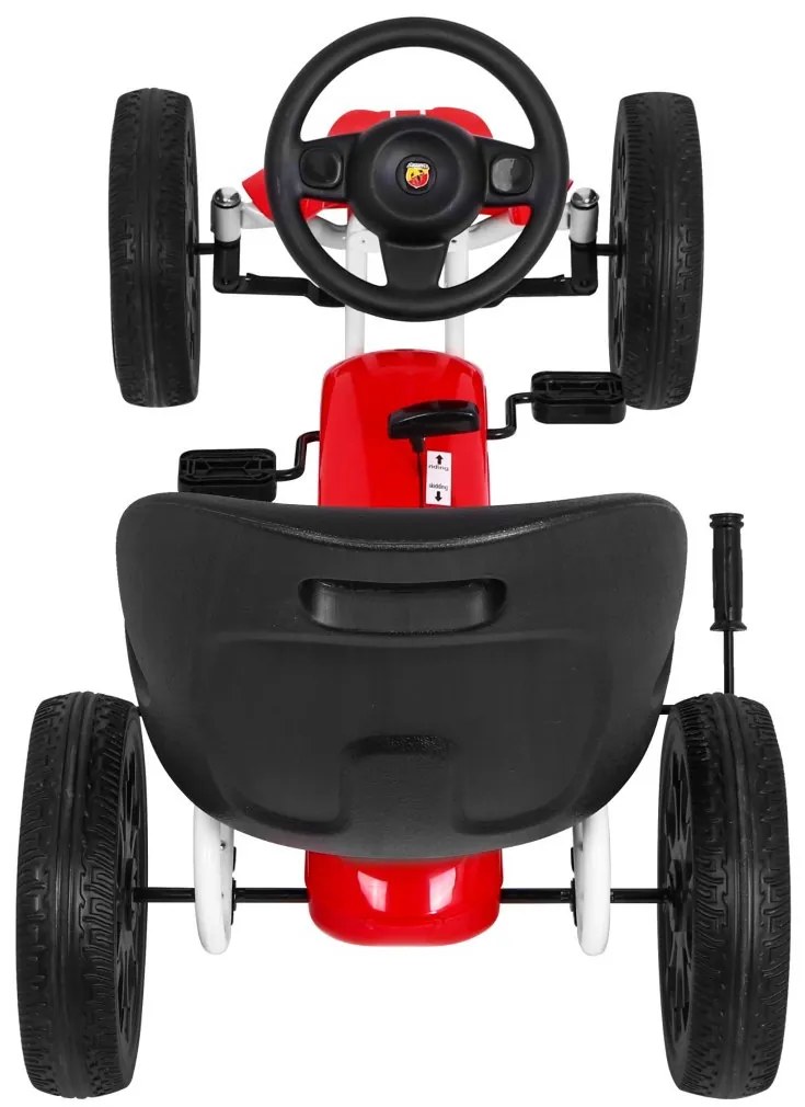 Motokára ABARTH PB9388A - červená
