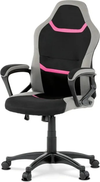 Detská otočná stolička ružová KA-L611 PINK