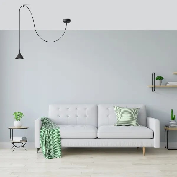 Luster na lanku ETNA 1xGX53/15W/230V čierna