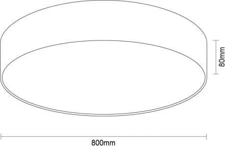 LED stropné svietidlo LED/135W/230V 3000/4000/6500K priemer 80 cm biela