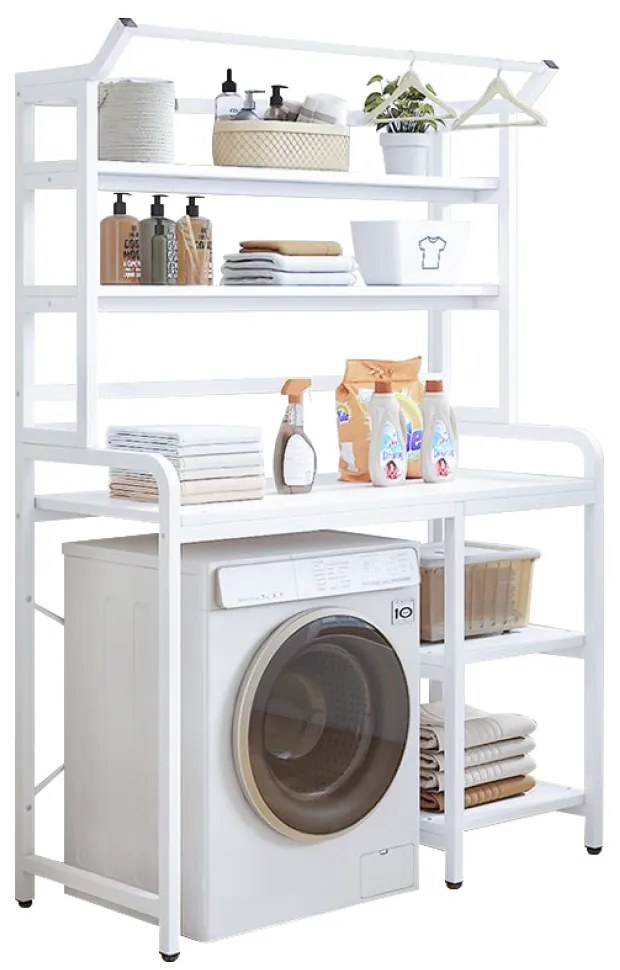 Regál nad práčku JABIR, biela