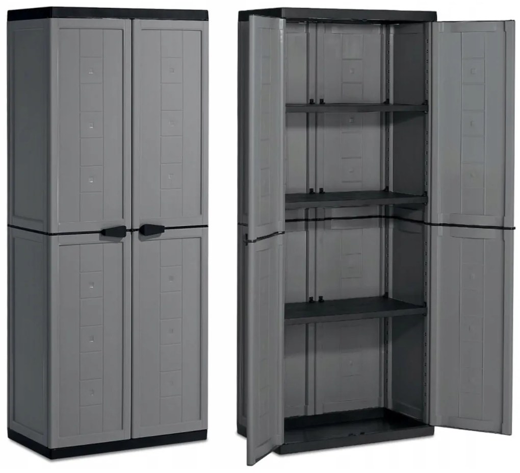 KIS-KETER Skriňa JOLLY vysoká 68 cm, sivá