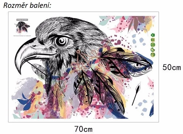 Veselá Stena Samolepka Orol