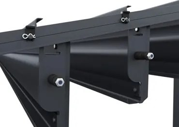 Bioklimatická pergola APEX 3,6x4 m, hliník - voľne stojaca