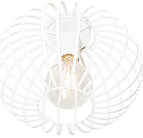 Dizajnové stropné svietidlo biele 30 cm - Johanna