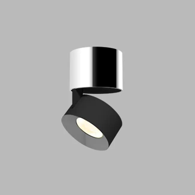 LED2 11508353 Stropné bodové svietidlo KLIP ON LED, 11W, 3000K, 770lm, IP20, chrómová/čierna