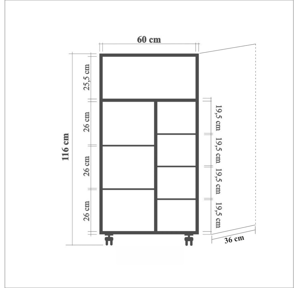 Skrinka Kier (dub sonoma). Akcia -20%. Vlastná spoľahlivá doprava až k Vám domov. 1088241