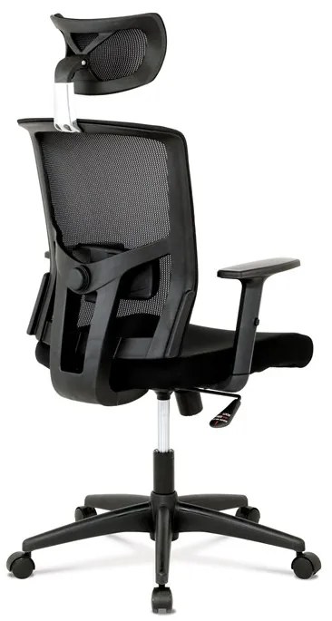 Autronic BONTEC Kancelárska stolička, hojdací mechanizmus, čierna sieťovina, KA-B1013 BK Farba: Čierna