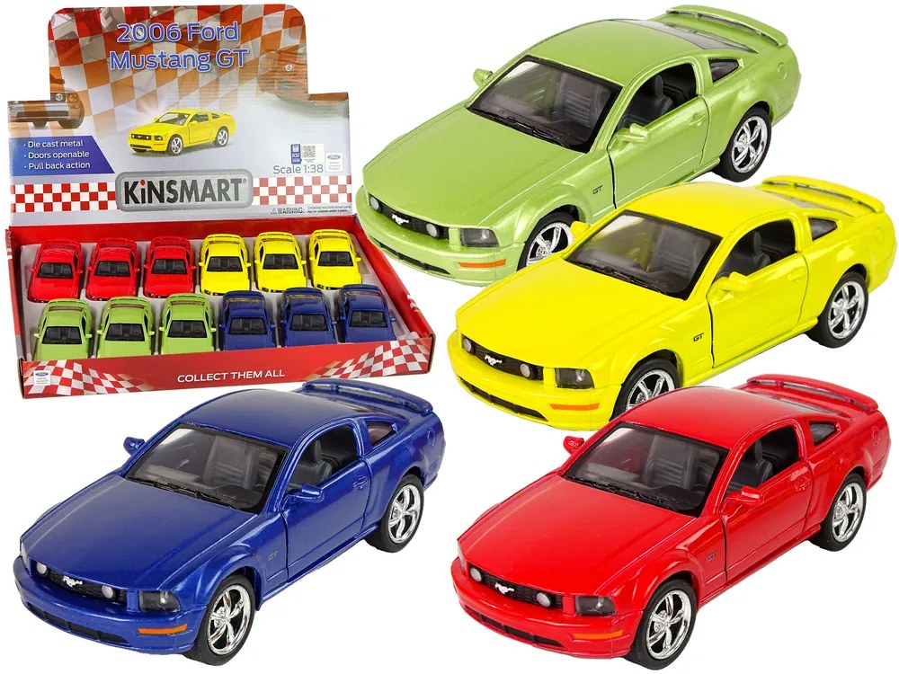 Lean Toys Kovové auto Ford Mustang GT 2006 1:38