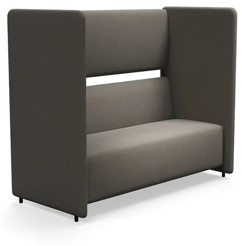 Pohovka CLEAR SOUND, 3-miestna, látka Pod CS, šedohnedá