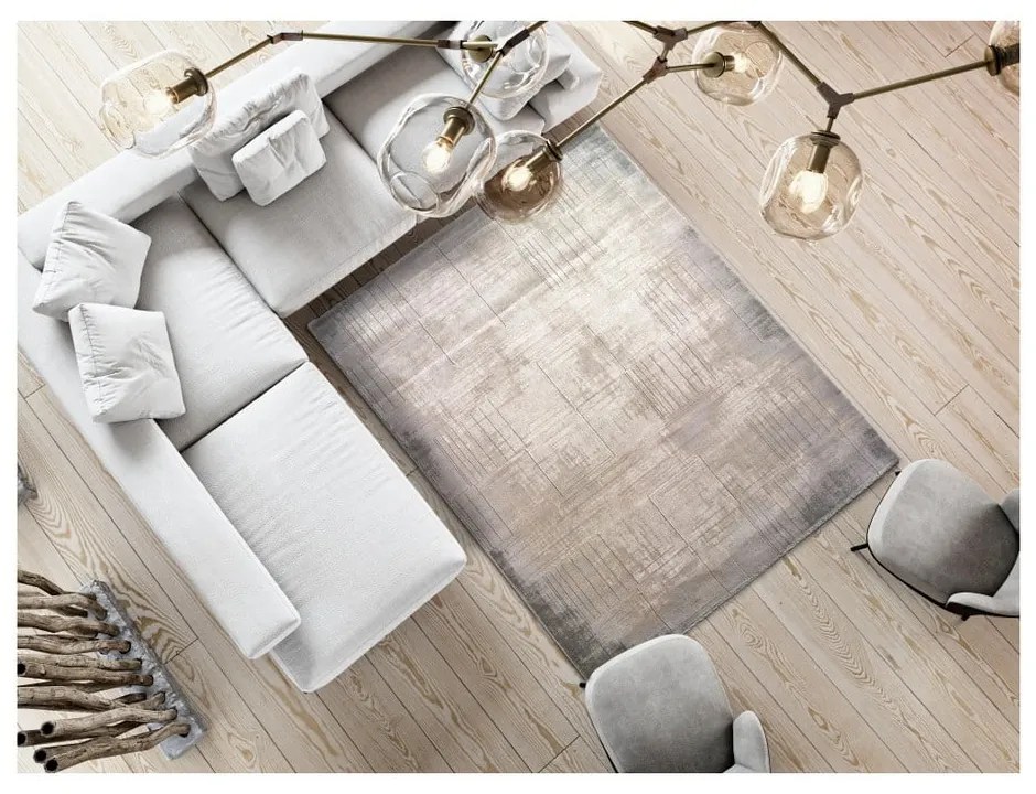 Sivo-béžový koberec Universal Seti, 120 x 170 cm