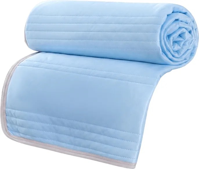 Chladiaca letná prikrývka CELIA, modrá Rozmer: 140 x 200 cm