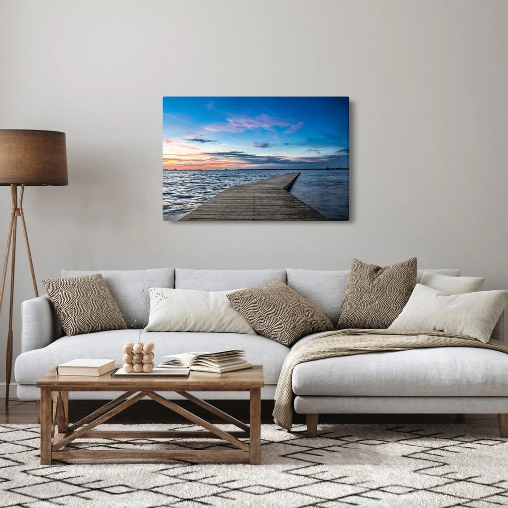 Obraz - Mólo (90x60 cm)