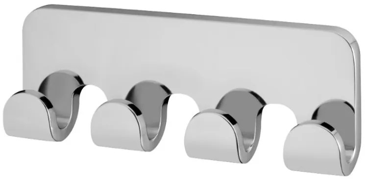 BISK Erga NATURE, 4-háčik na uteráky, chrómová, ERG-04881