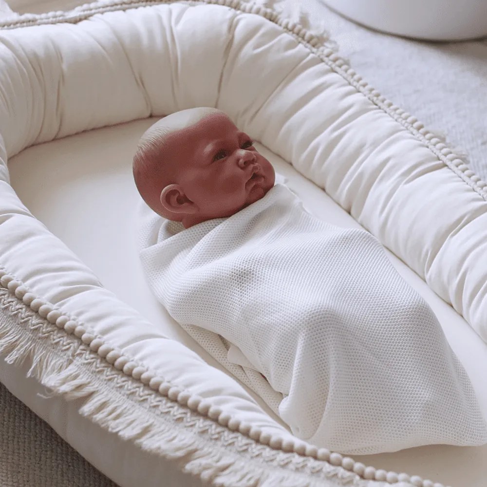 Bambusová zavinovačka ecru 85x85cm