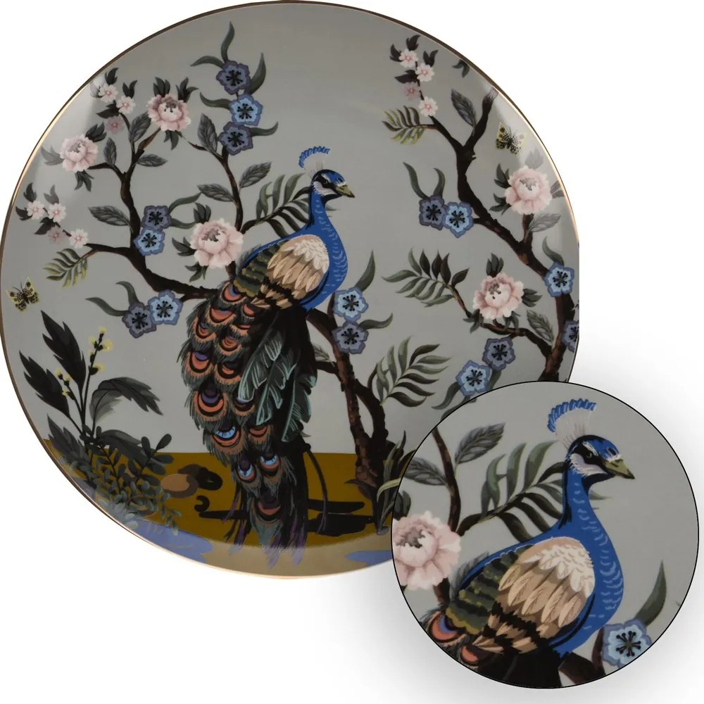 Porcelánový tanier Ashley 1, (fi) 26 cm, viacfarebný