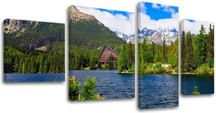 Obraz na plátne 4 dielny SLOVENSKO SK014E40