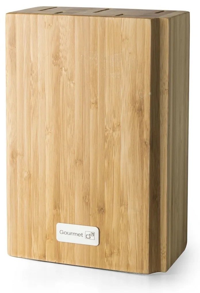 Súprava nožov G21 Gourmet Damascus v bambusovombloku, 4 kusy + brúsny kameň