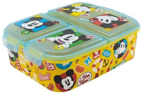 Stor Desiatový box Mickey, 19,5 x 16,5 x 6,7 cm