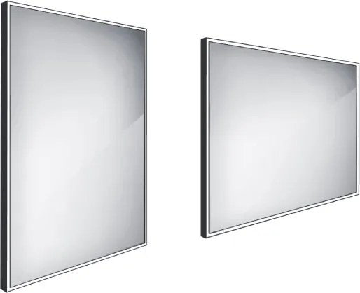 Nimco Čierne LED zrkadlo 600x800 - ZPC 13002-90