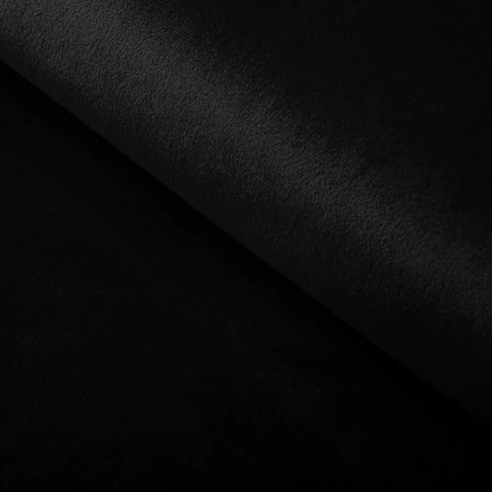 Biante Zamatový prehoz na posteľ Velvet Prémium SVP-041 Čierny 160x220 cm