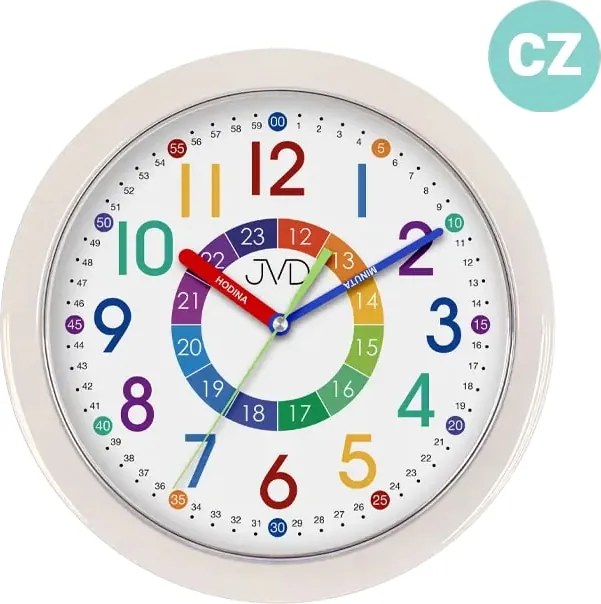 Nástenné hodiny JVD HP612.D13, 25cm