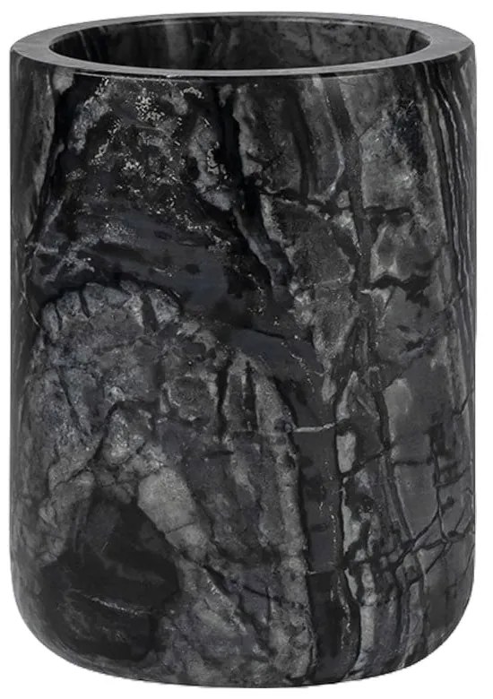 Čierny mramorový téglik na zubné kefky Marble – Mette Ditmer Denmark