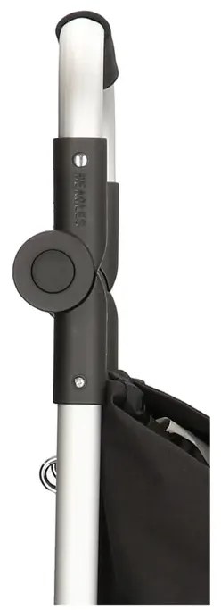 Beagles Čierny nastaviteľný nákupný vozík na kolieskach “Hercules“