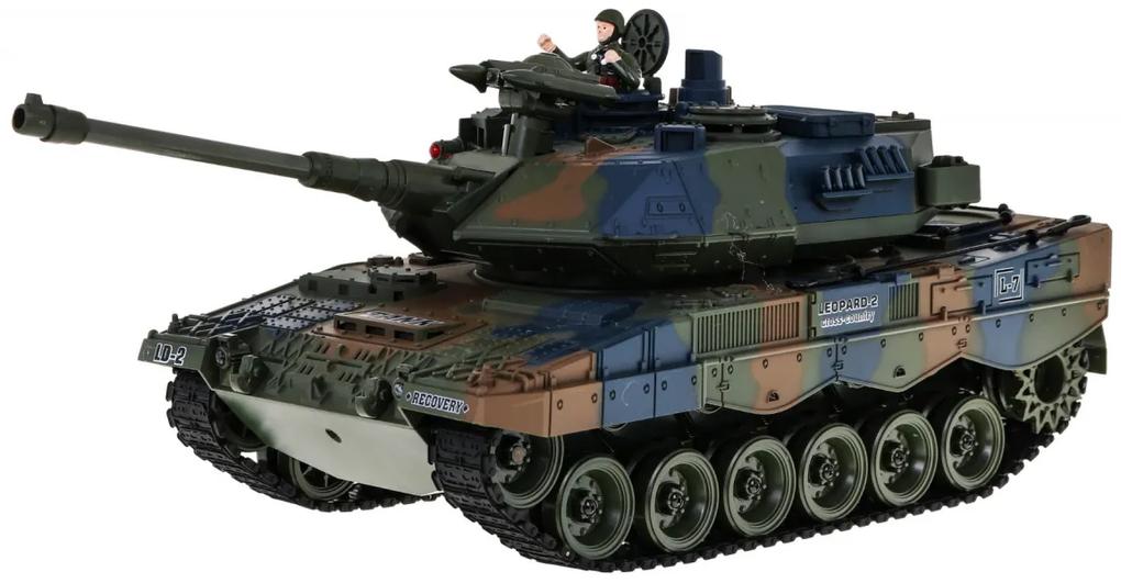 RAMIZ : RC Tank Leopard 2,4Ghz s dymovým efektom 1:18