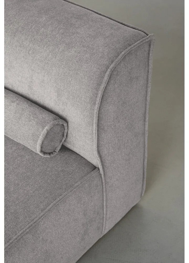 Svetlosivá rohová pohovka (pravý roh) Flex Felix – Miuform