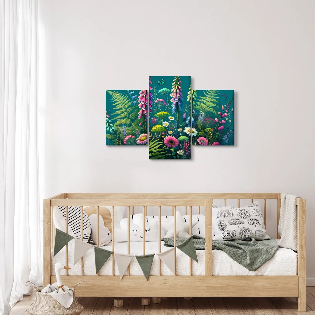 Obraz - Lúčne kvety (90x60 cm)
