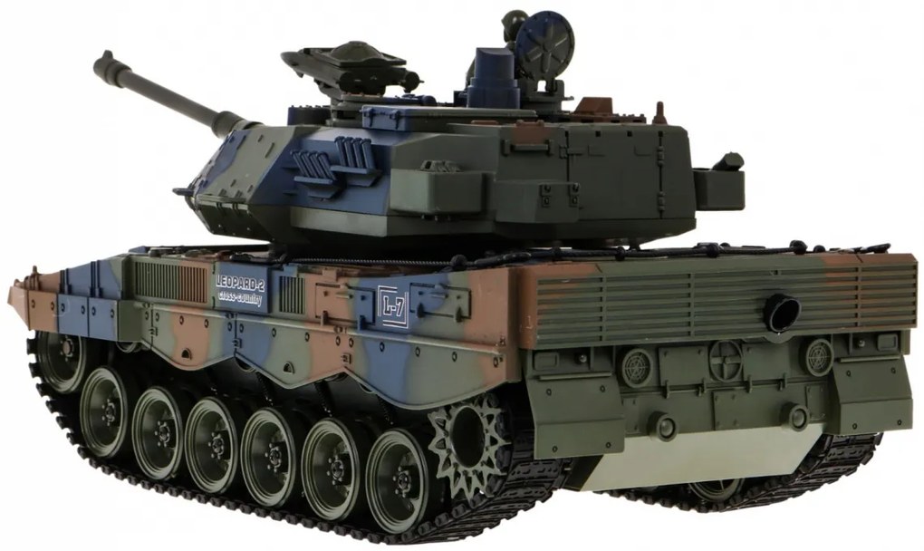 RAMIZ : RC Tank Leopard 2,4Ghz s dymovým efektom 1:18