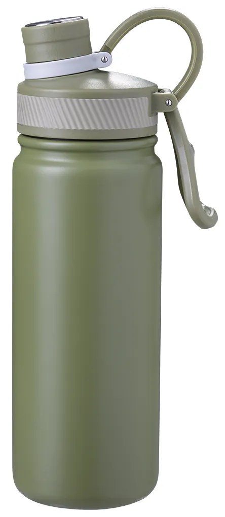 Fľaša z nehrdzavejúcej ocele 650 ml zelená matná - to Go - 596502