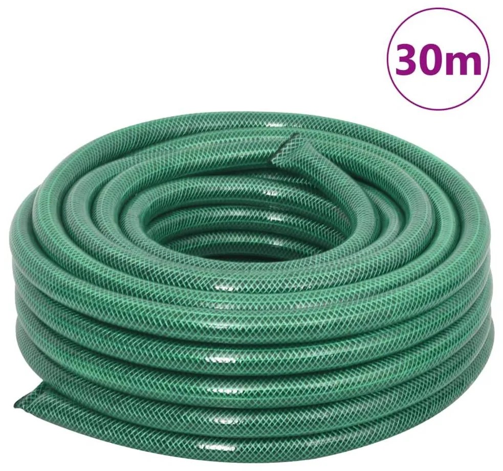 Záhradná hadica so sadou armatúr, zelená 0,75" 30 m, PVC