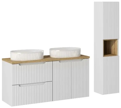 Umývadlo na dosku BEYOND 3 56 cm biele