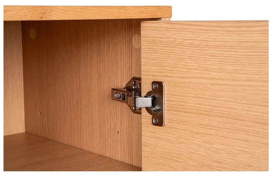 Nízka komoda v dekore duba v prírodnej farbe 150x74 cm Kyoto – House Nordic