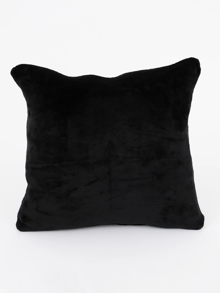 Obliečka na vankúšik mikroplyš Exclusive 40 × 40 cm - Laura čierna