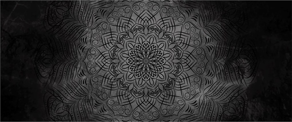 Obraz - Mystická mandala (120x50 cm)