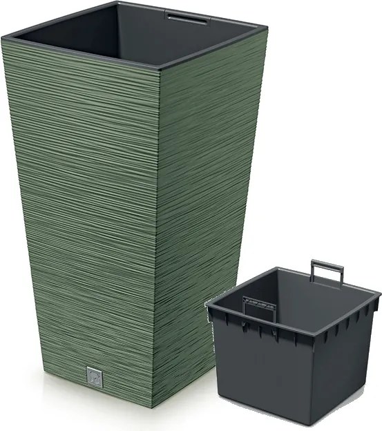 Plastový kvetináč DFSH240 24 cm - zelená