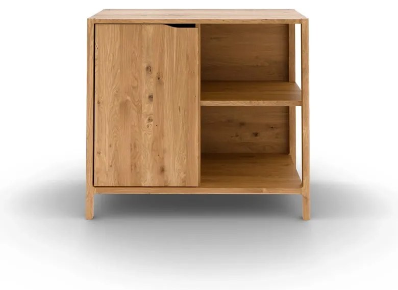 Skrinka z dubového dreva v prírodnej farbe 95x80 cm Twig – The Beds